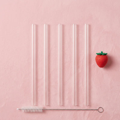 Premium Straw Kit flat lay